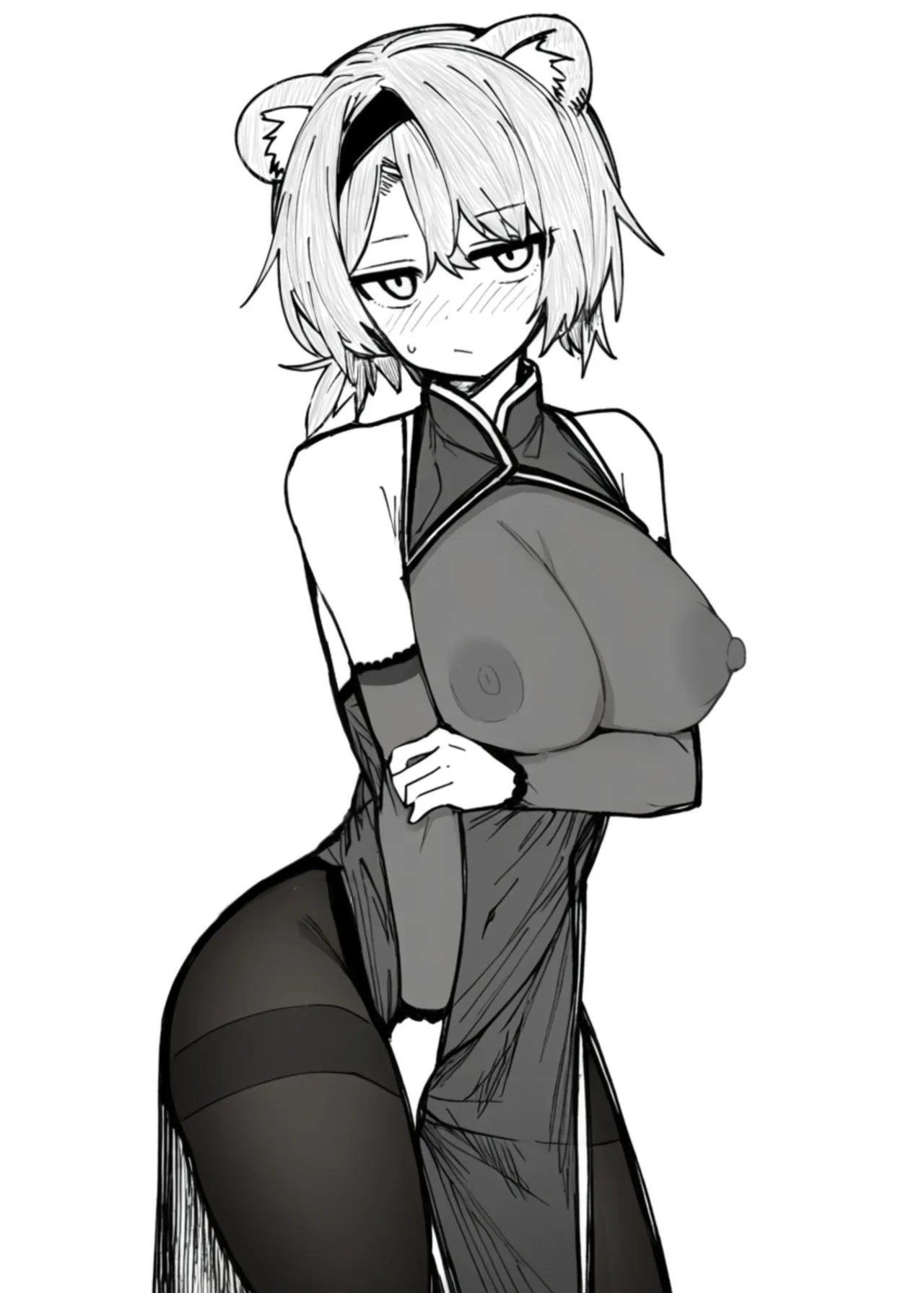 Arknights See-Through China Dress Club Hitori Goudou page 7 full