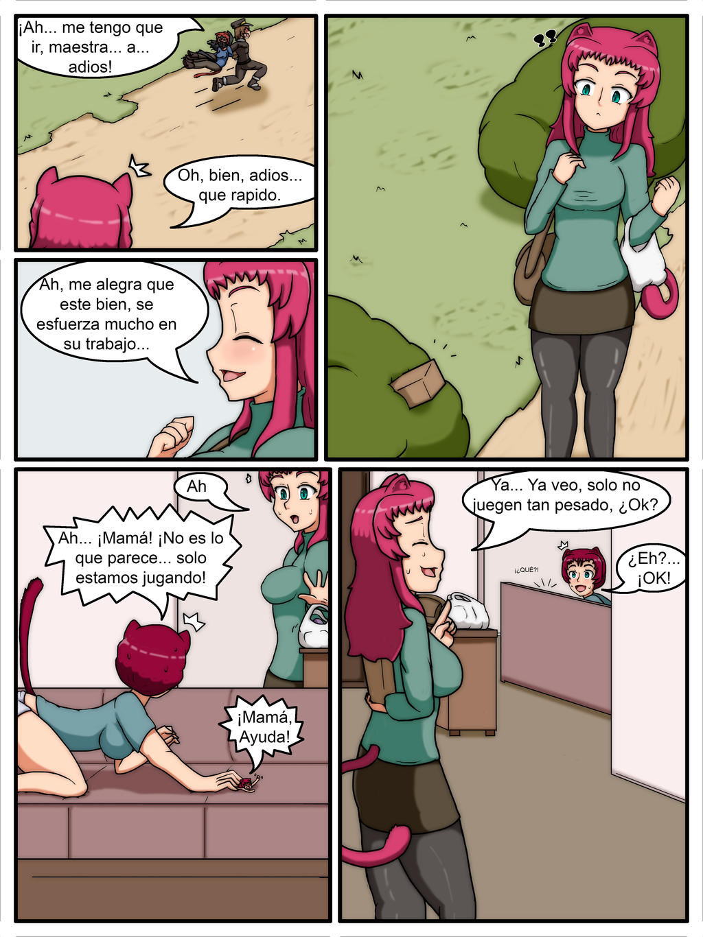 Hermanas Neko: A little fun page 5 full
