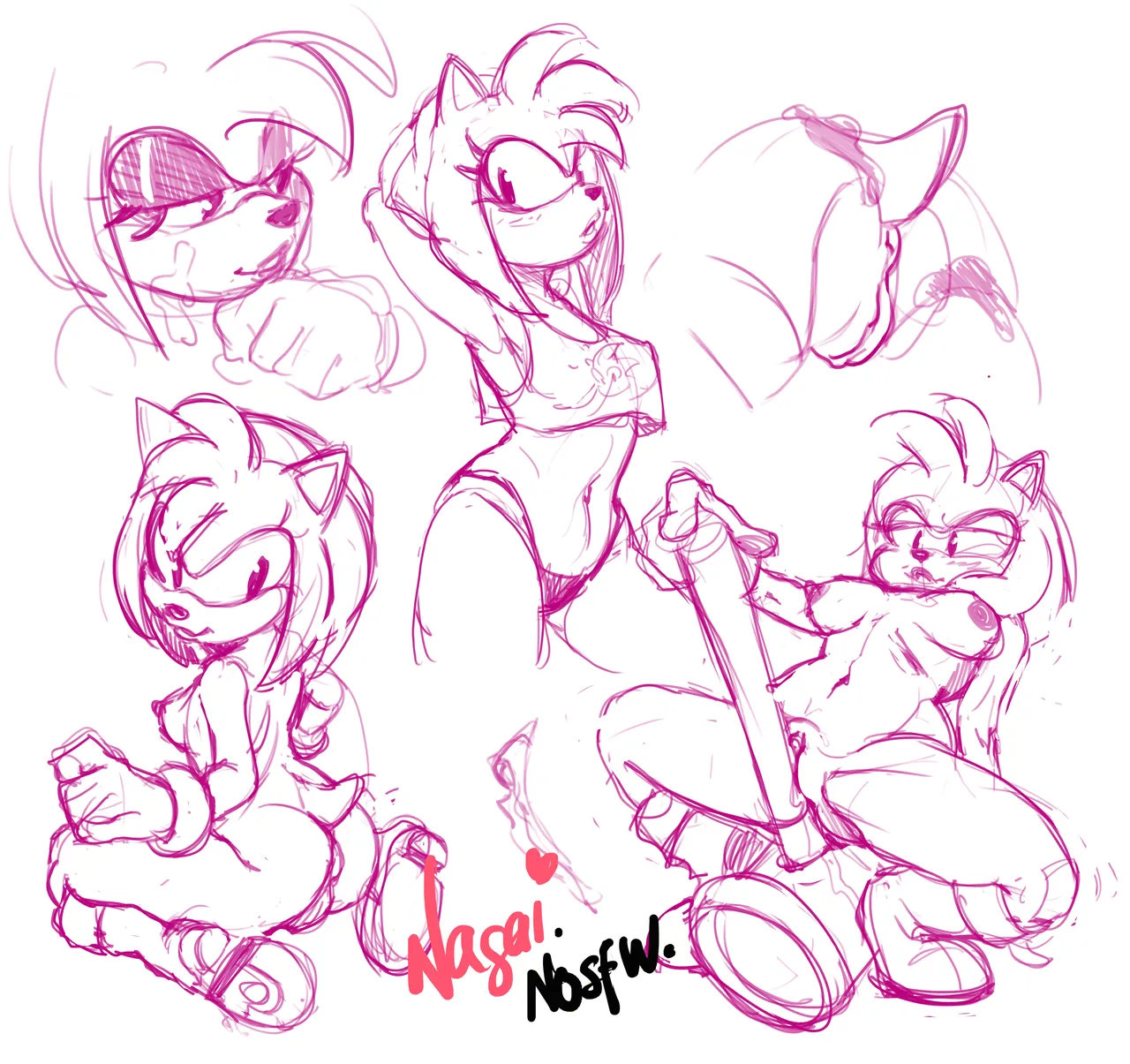 Amy & Rouge page 1 full