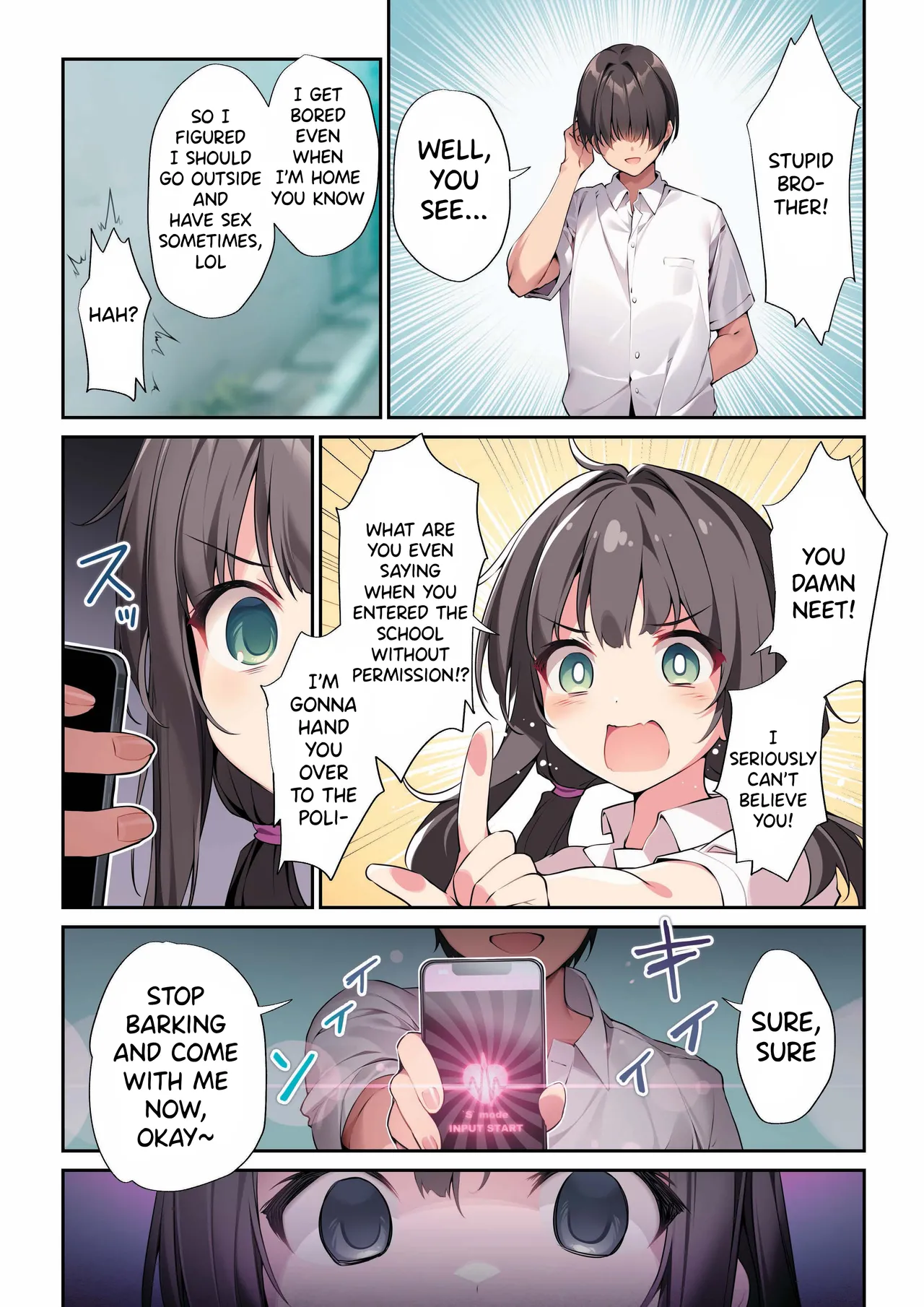 Imouto to  Ichaicha Suru Hon 3 | A Book about using Hypno to Fuck my Little Sister 3 page 5 full