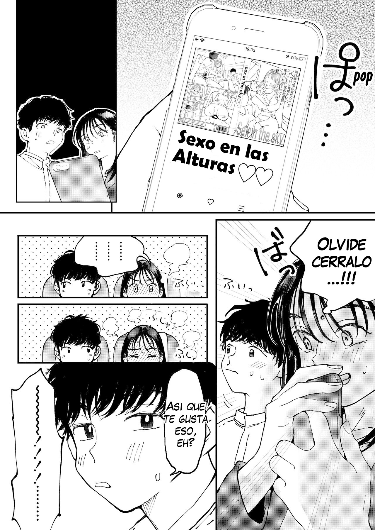 Muramura OL-san wa Hikouki no Naka demo Seiyoku o Mitashitai | La Calenturienta Onee-san Incluso en un Avión Quiere Satisfacer sus Deseos Sexuales page 11 full
