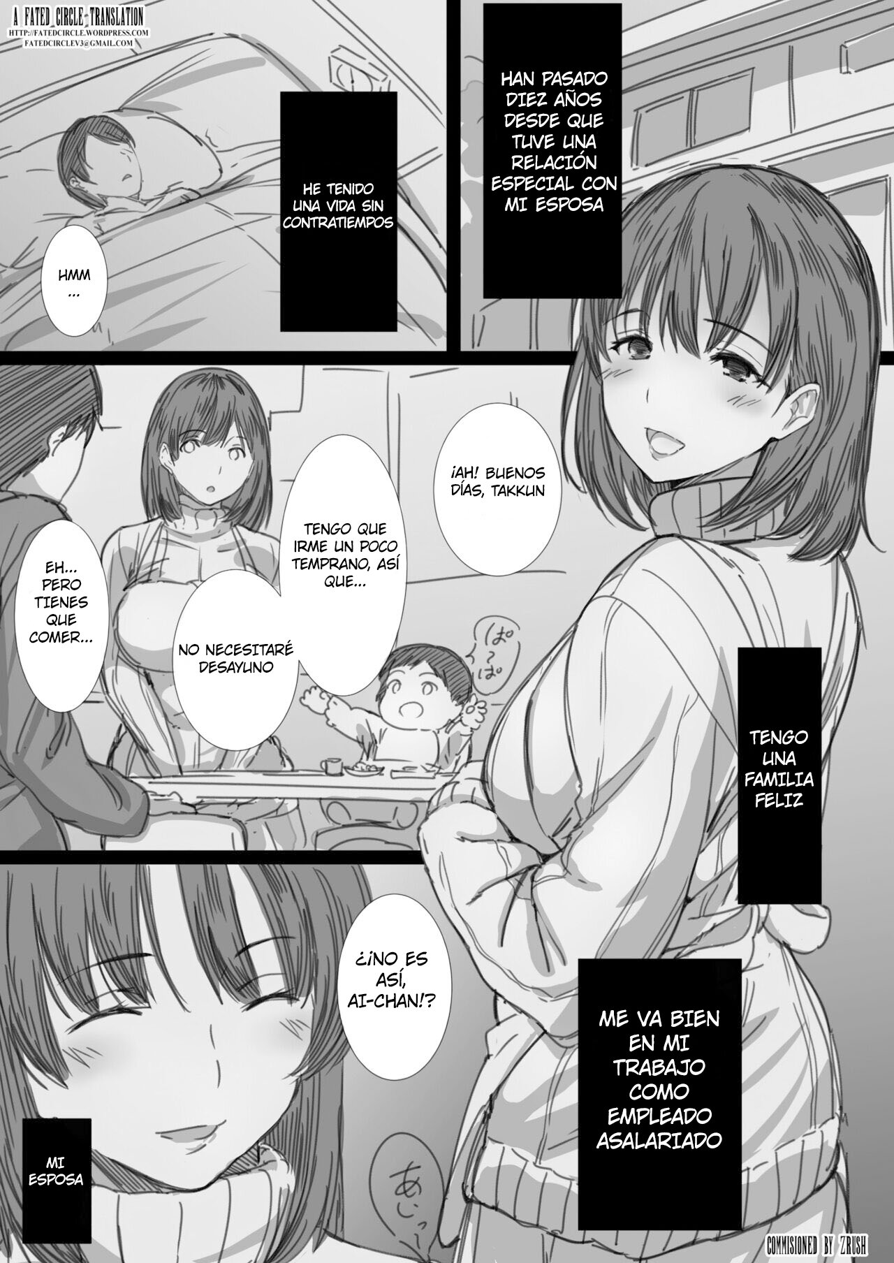 Netorare Hitozuma -Ochiteyuku Kankaku- | Esposa Infiel -El Sentimiento de Caer- page 2 full