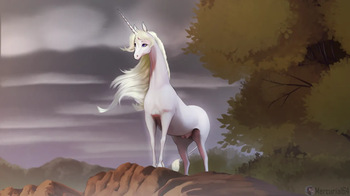 [mercurial64] Amalthea (The Last Unicorn) cover