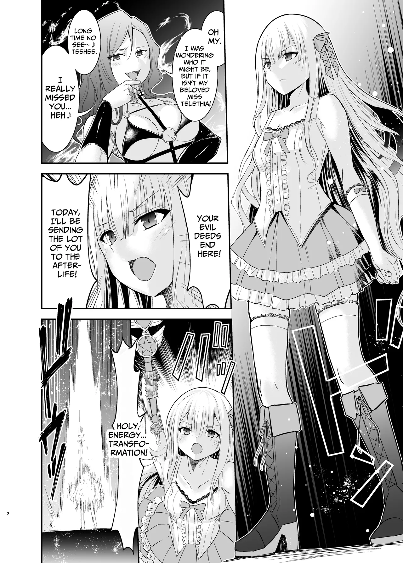 Magical Girl Lily Telethia's Ordeal ~Caught, Disciplined & Brainwashed by the Villainess~ page 6 full