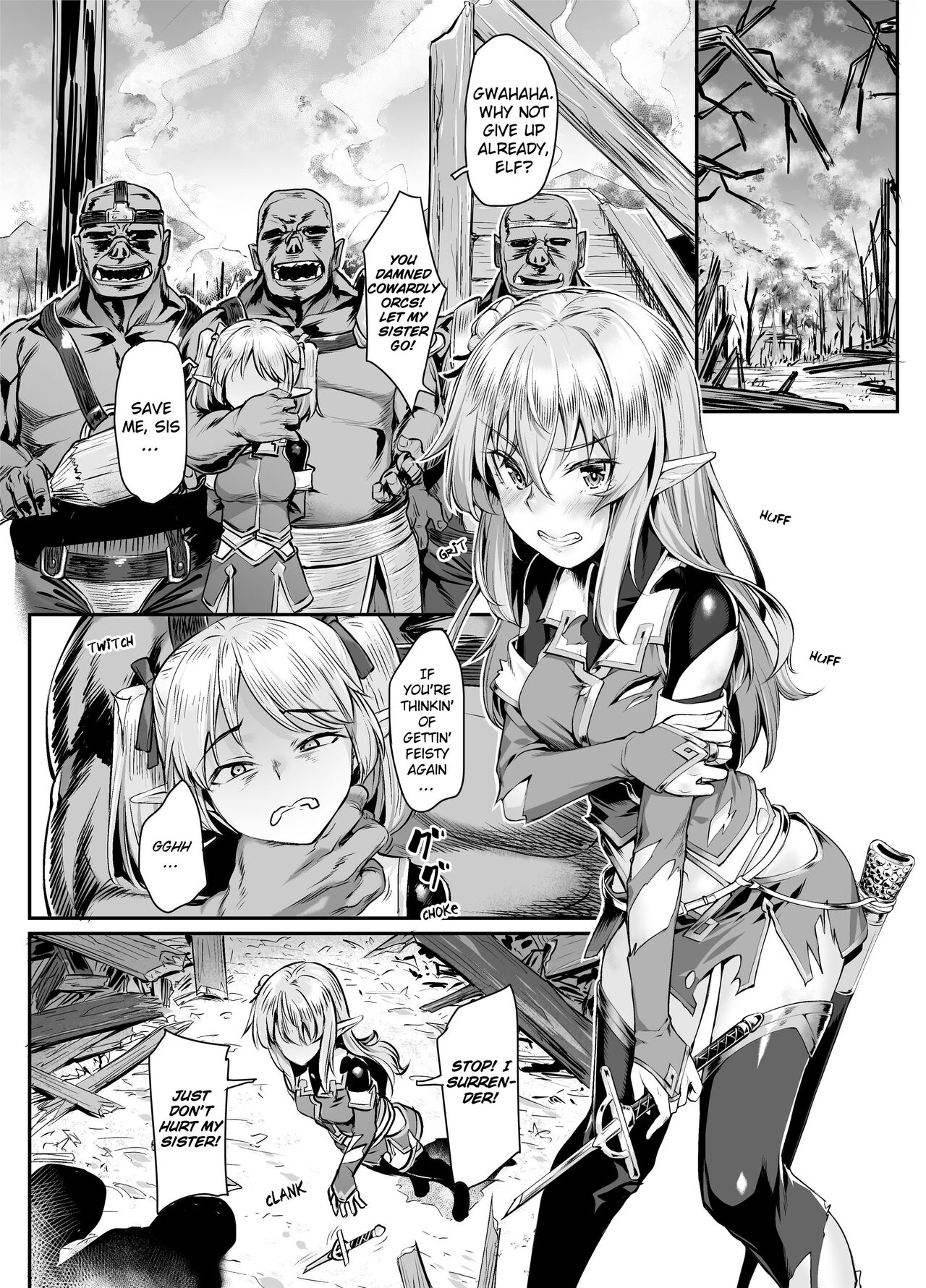 Orc ni Torawareta Elf wa | Taken by Orcs page 3 full