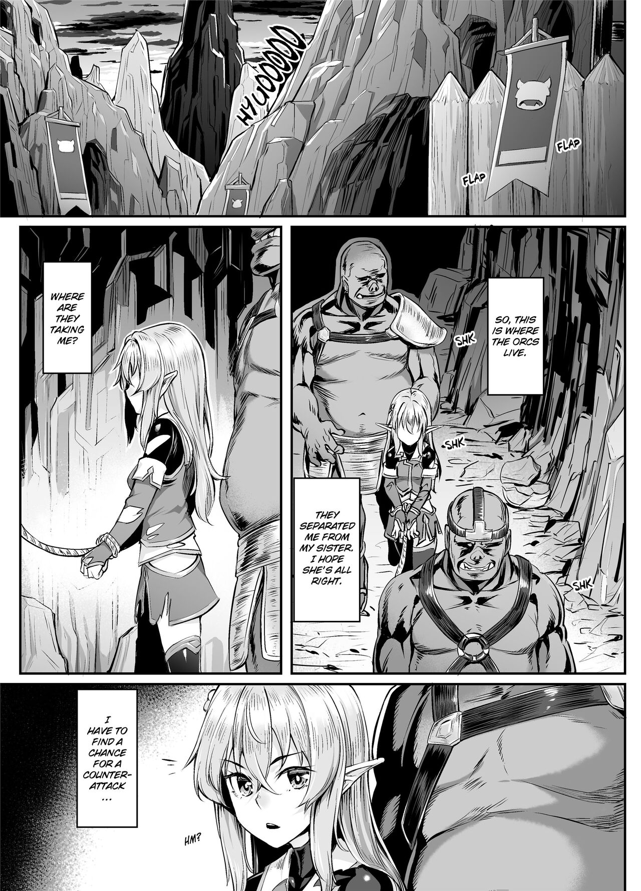 Orc ni Torawareta Elf wa | Taken by Orcs page 4 full