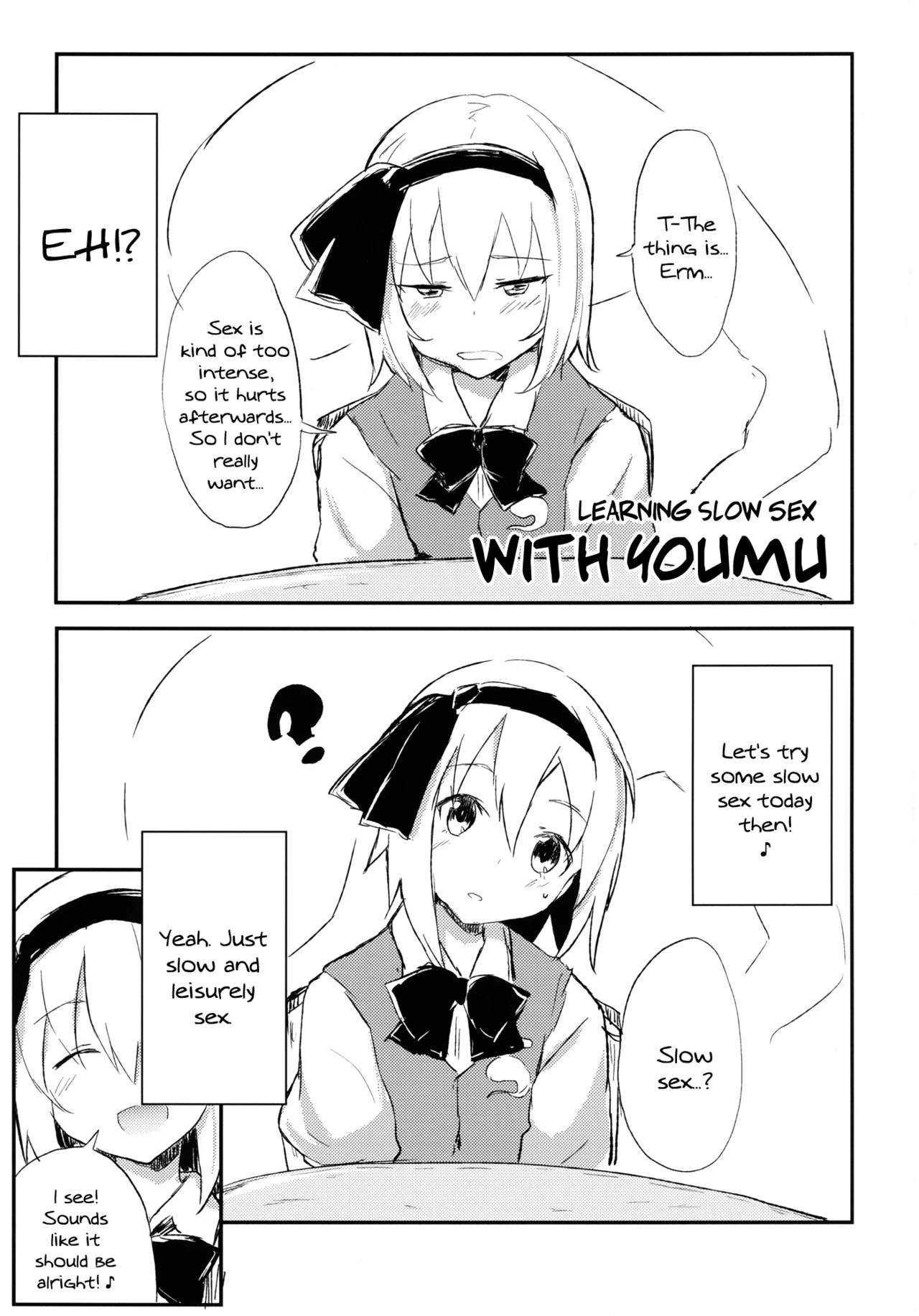Youmu de Manabu Slow Sex | Learning Slow Sex with Youmu page 4 full