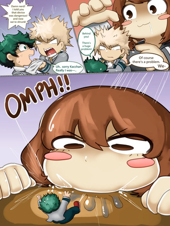 [Hughoftheskies] Ochako swallows Bakugo cover
