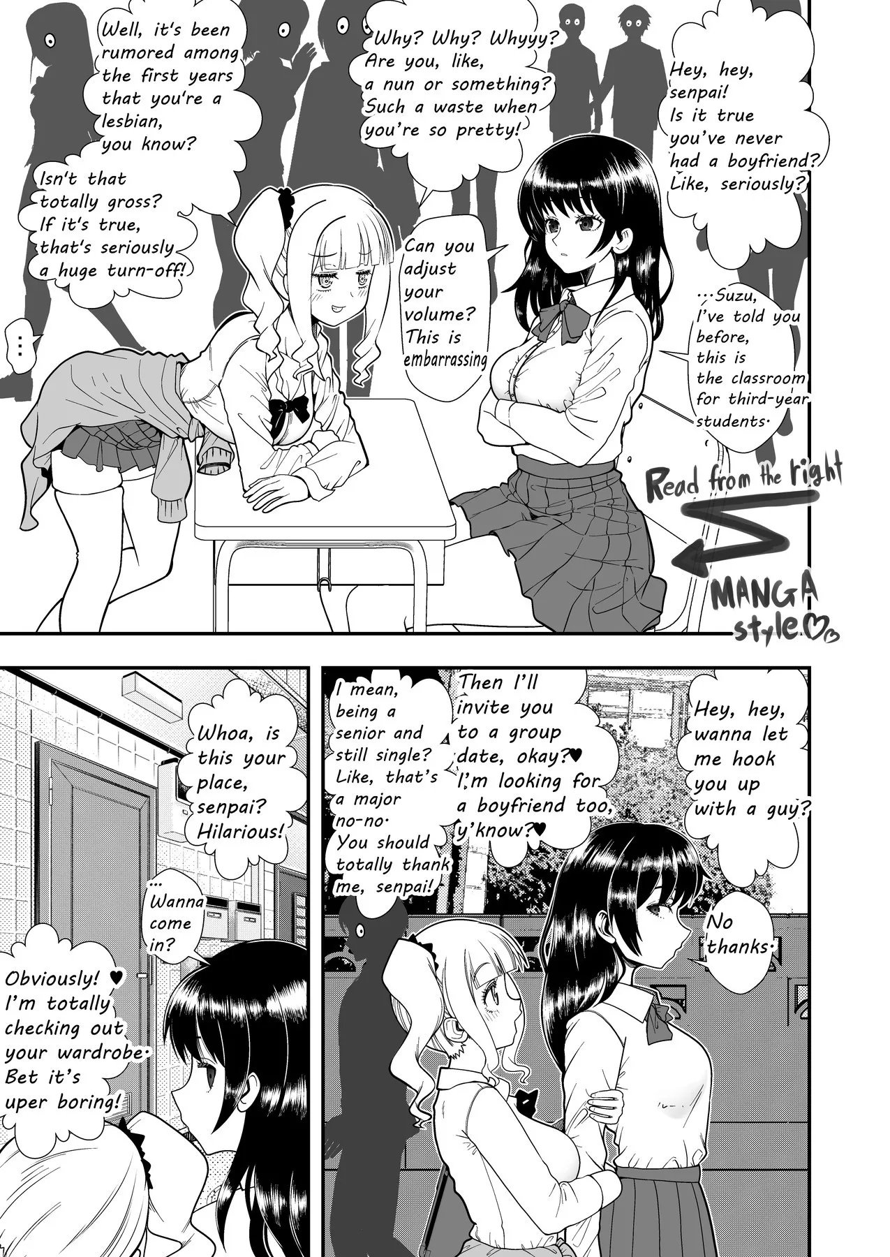 Urusai Kouhai o Damaraseru Senpai | Silencing My Annoying Junior page 4 full