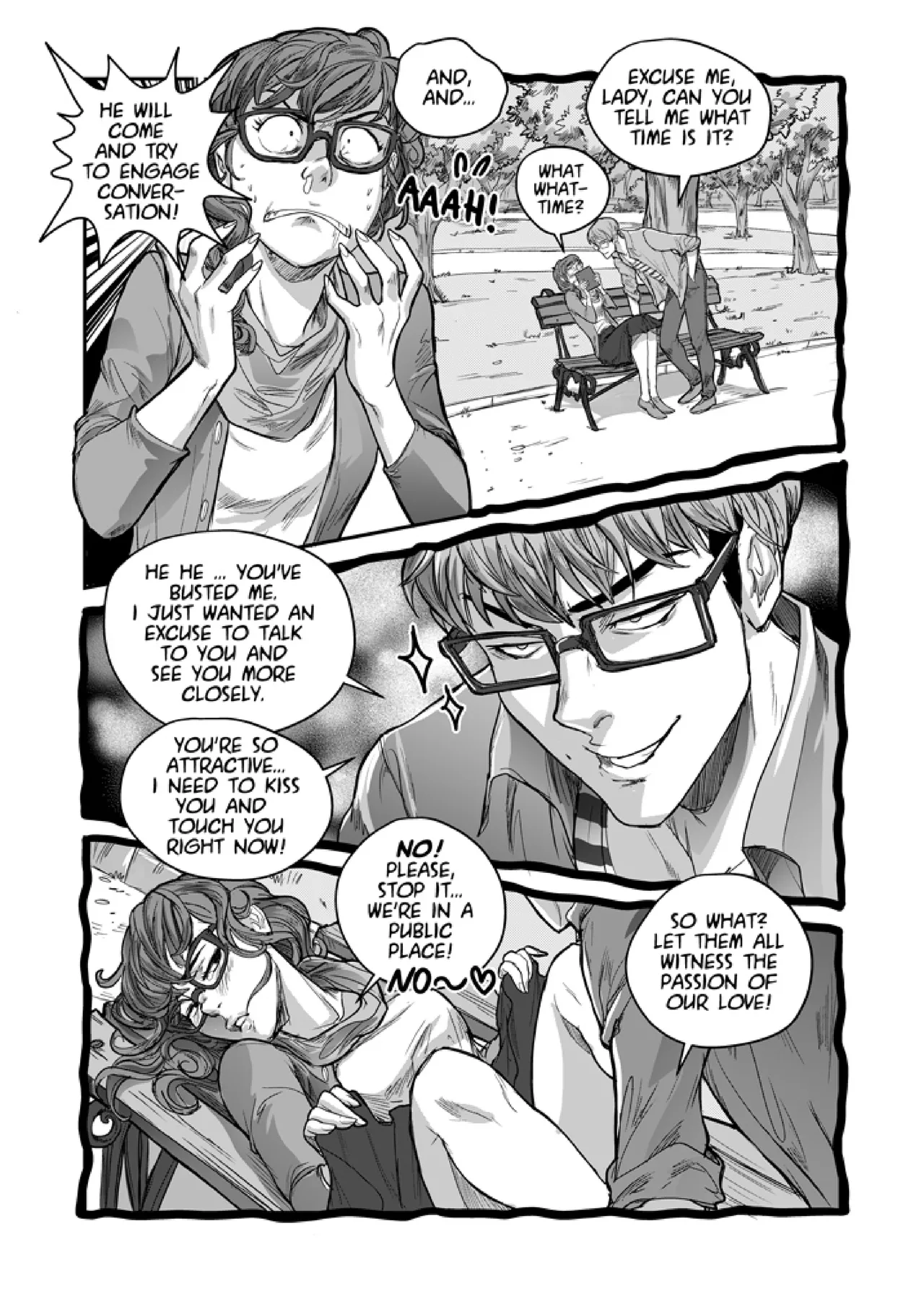 NonNon Erotic Comic page 3 full