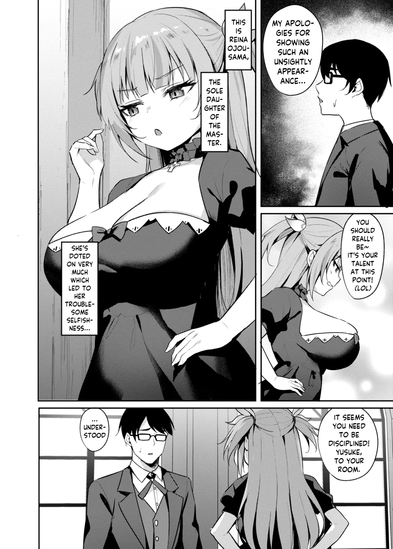 Mesugaki Ojou-sama wa Wakarasetai | The Bratty Lady wants Correction page 4 full
