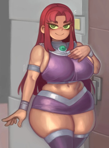 [Kelvin Hiu] Starfire (Teen Titans) cover