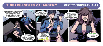 Bandito - Ticklish Soles of Larceny - 3 Panel Comic cover