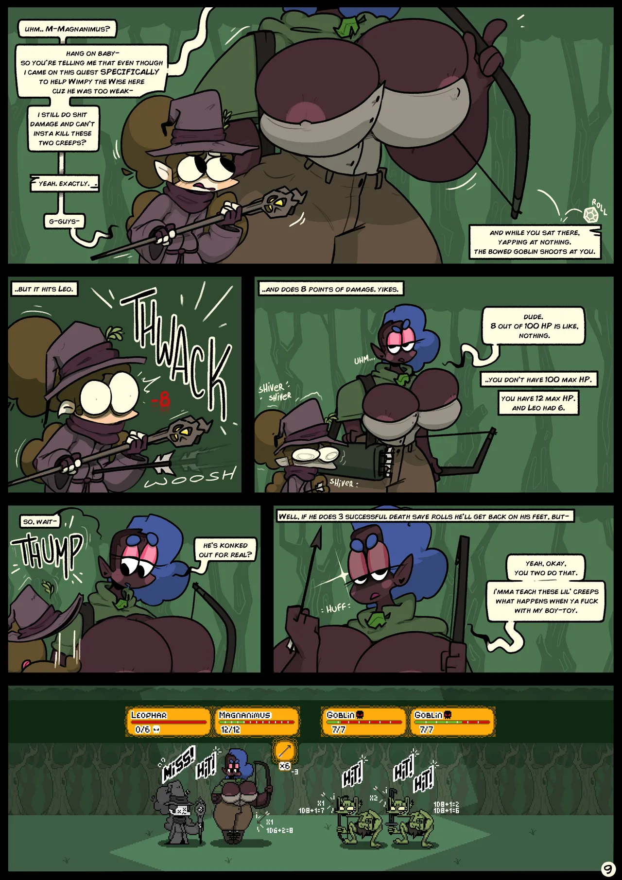 Slapstick Together Chapter 2: A Fellow Shrimp with a Kink page 11 full