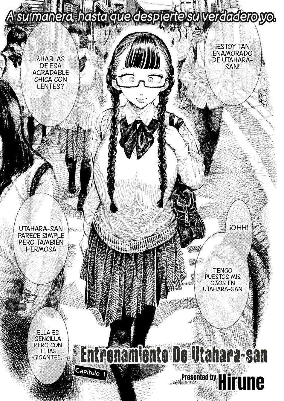 Training Utahara-san 1-4 | Entrenamiento de Utahara-san 1-4 page 1 full