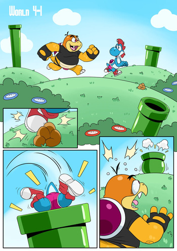 [Eclipticafusion] World 4 comic (Boom-Boom x Yoshi) (2024-10) cover
