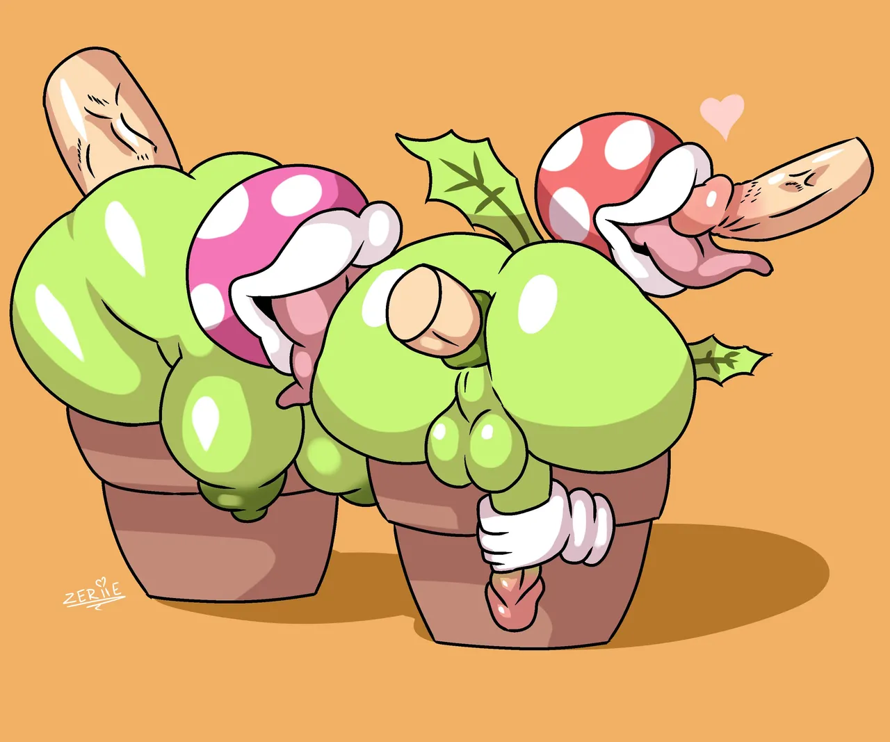 Piranha plant artwork page 9 full