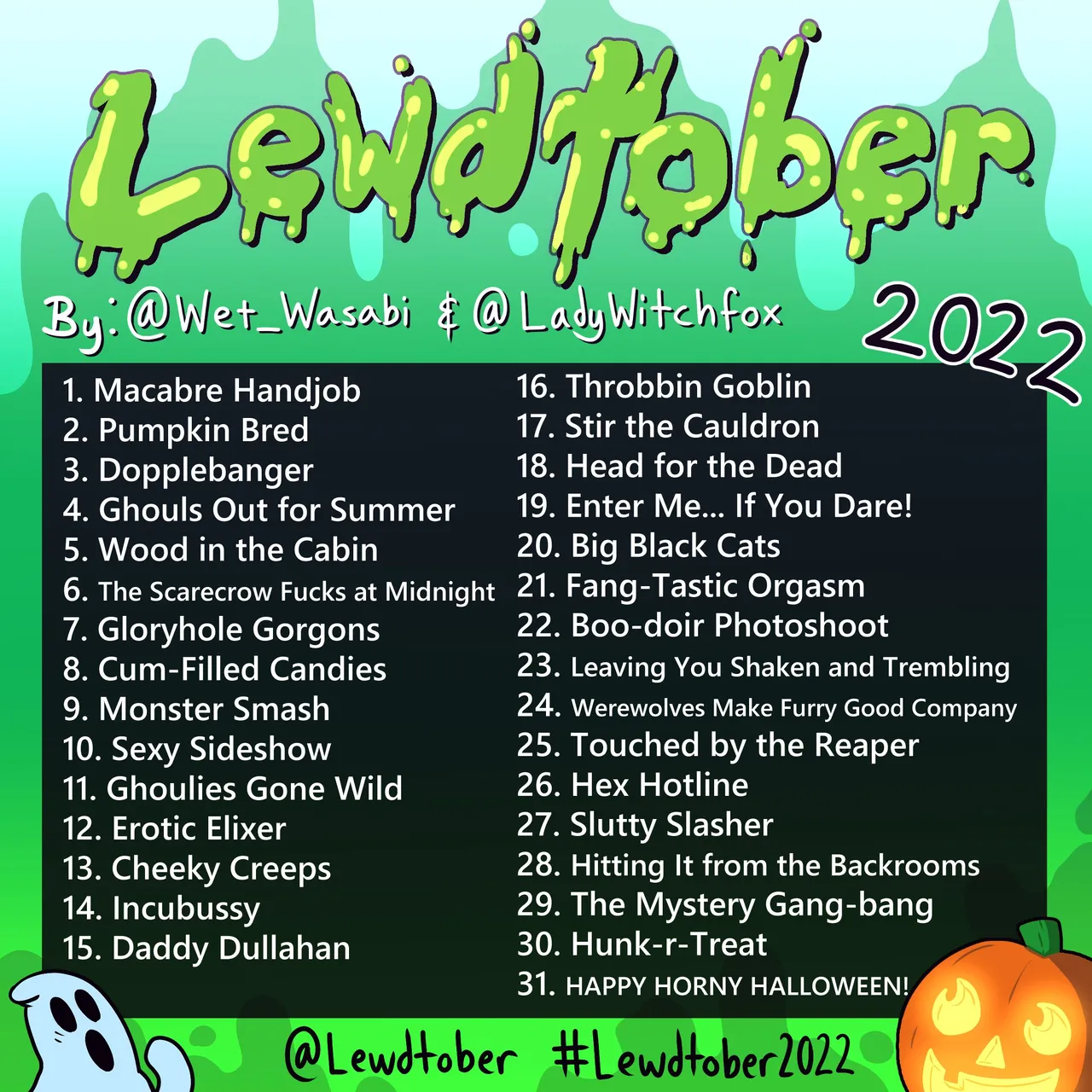 Lewdtober 2022 page 1 full