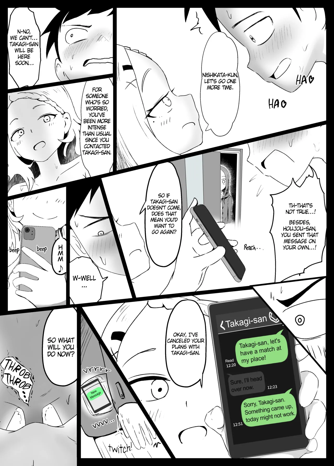 Houjou-san ni Nishikata o Netorareru Takagi-san page 9 full