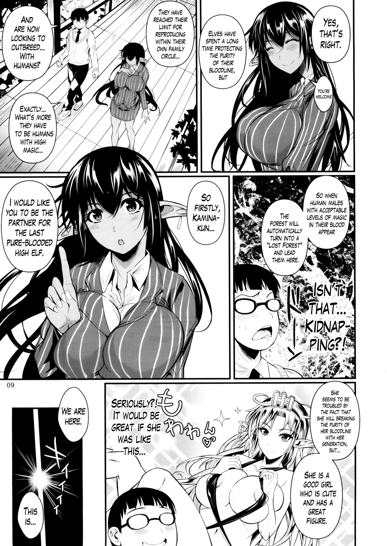 High Elf x High School page 10 full
