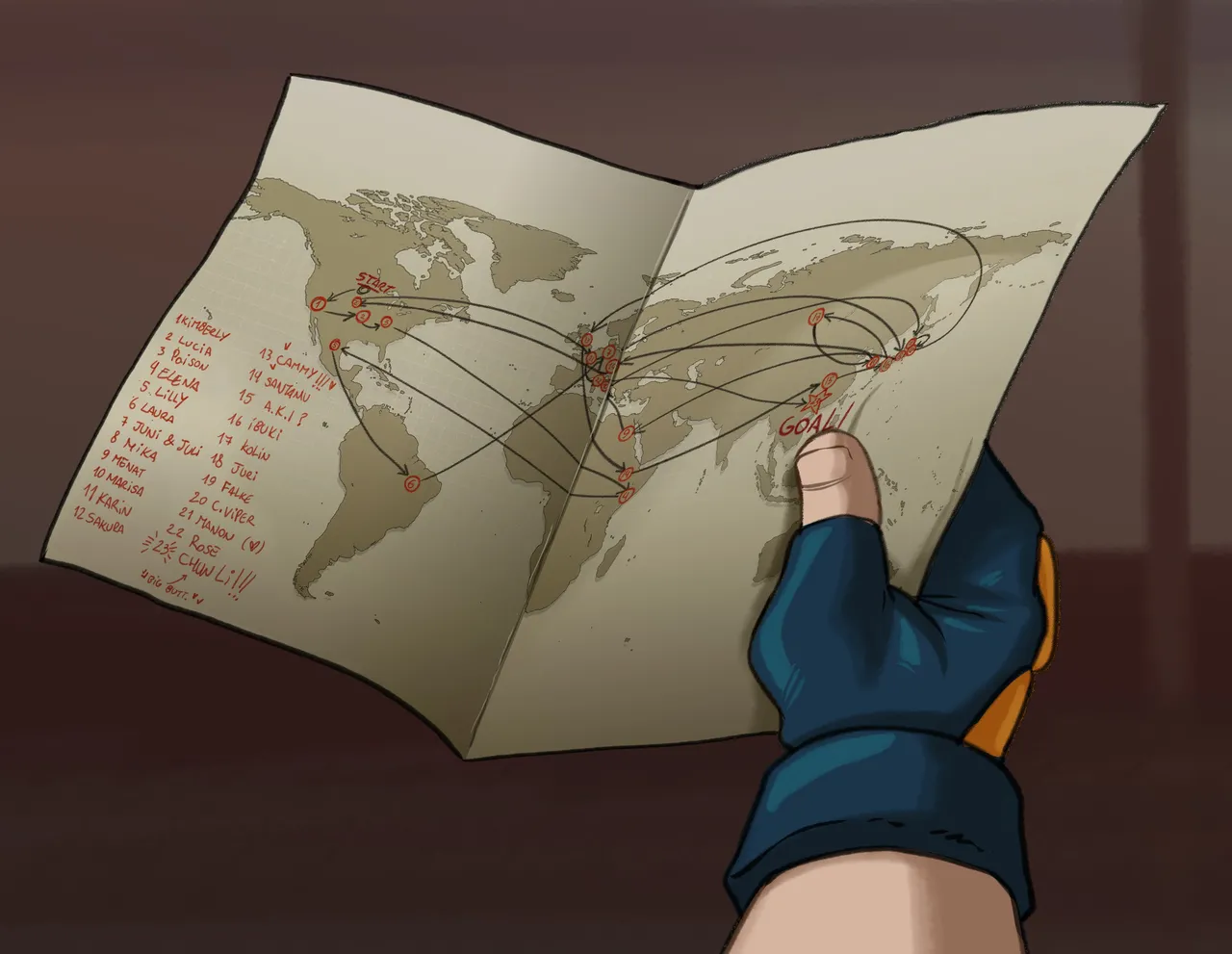 Luke's World Tour page 1 full