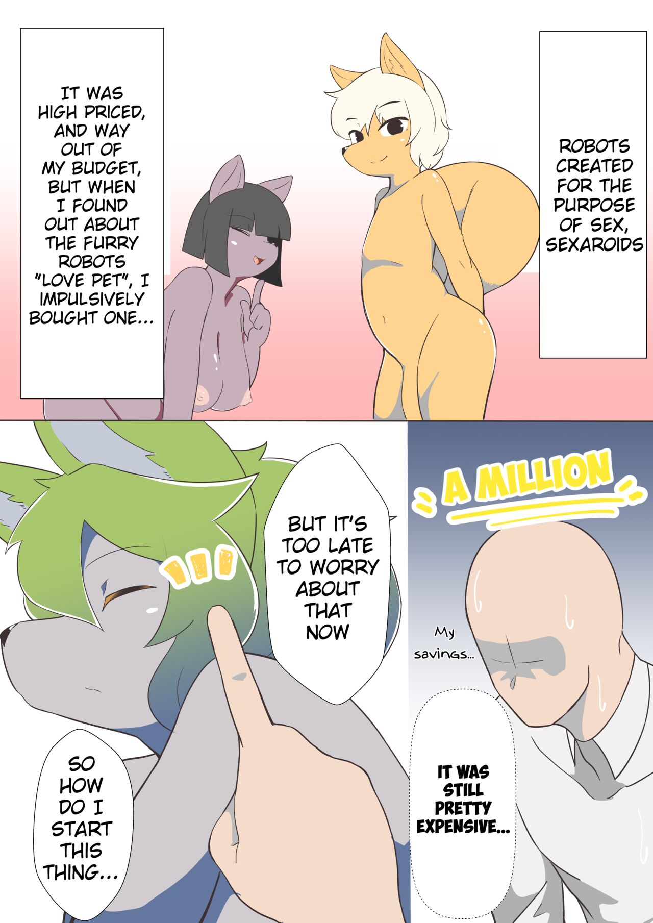 Osukemo♂ Sexaroid o Katta Hanashi | The Story of How I Bought a Oskemo♂ Sexaroid page 3 full