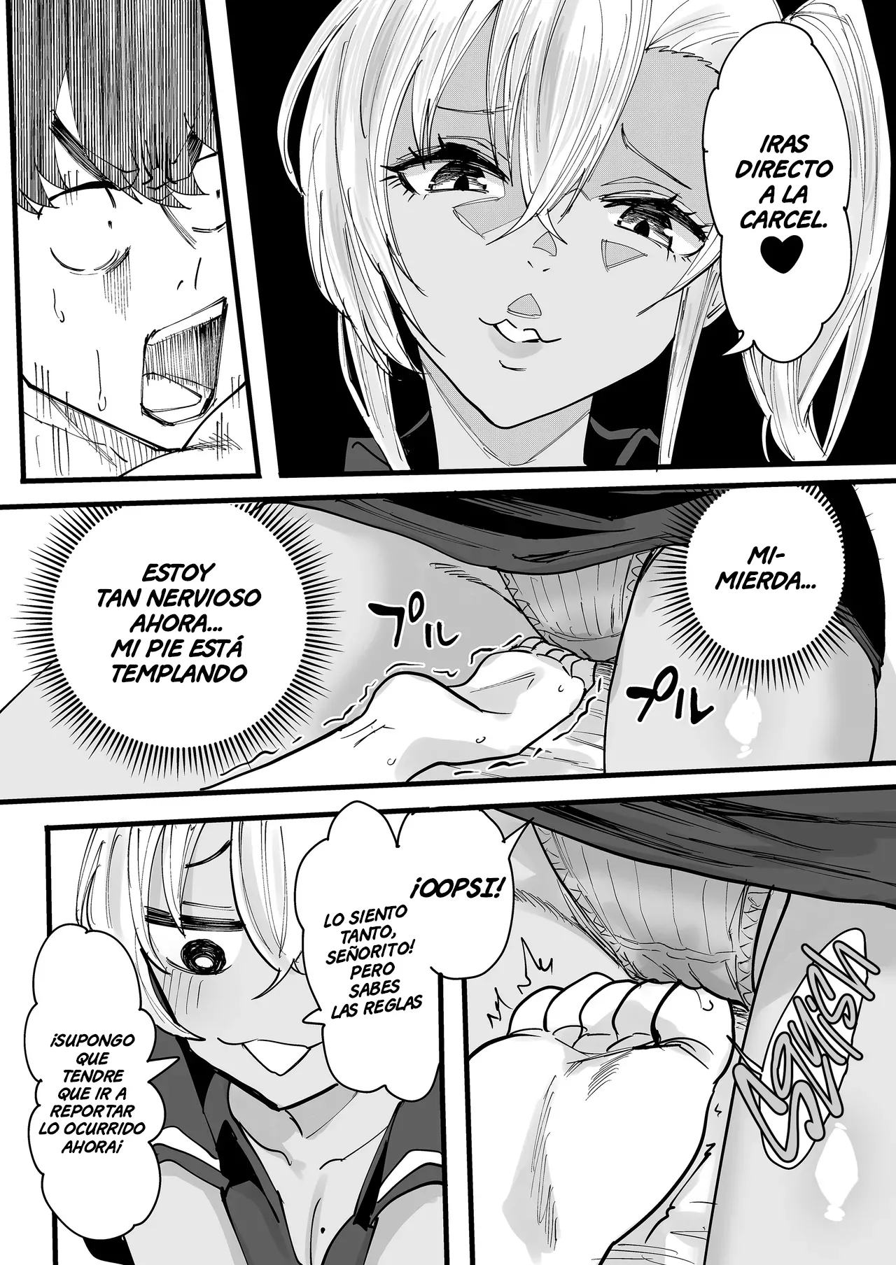 Kurogal Men-esthe Jou ga Yarasetekureru Hanashi | Un Masaje con Final Feliz Dado por una Bronceada Gyaru Terapeuta page 12 full