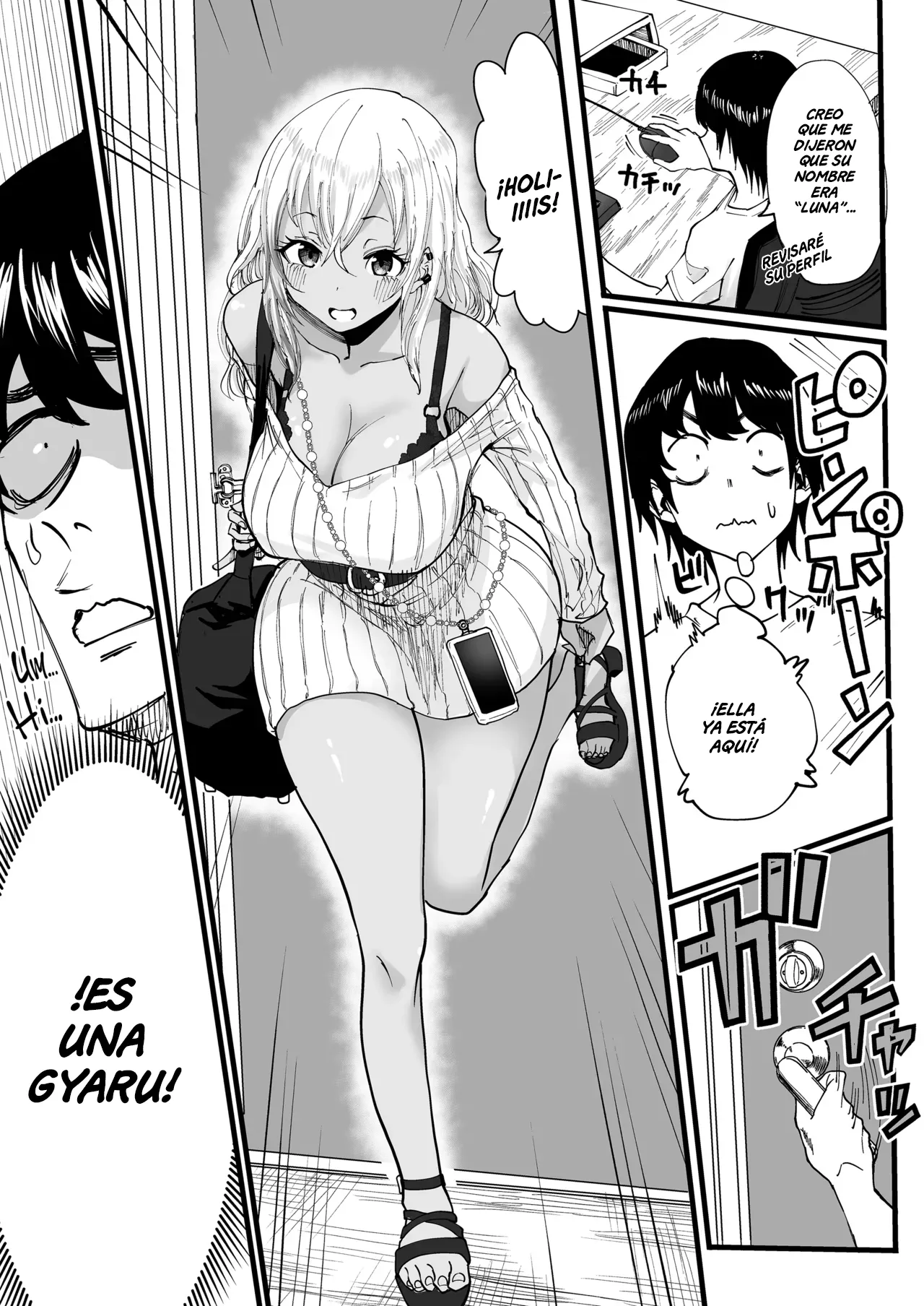 Kurogal Men-esthe Jou ga Yarasetekureru Hanashi | Un Masaje con Final Feliz Dado por una Bronceada Gyaru Terapeuta page 4 full