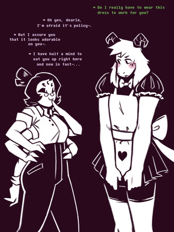 [Dracozhilla] Asriel Dreemur Maid + Extras (Undertale) cover