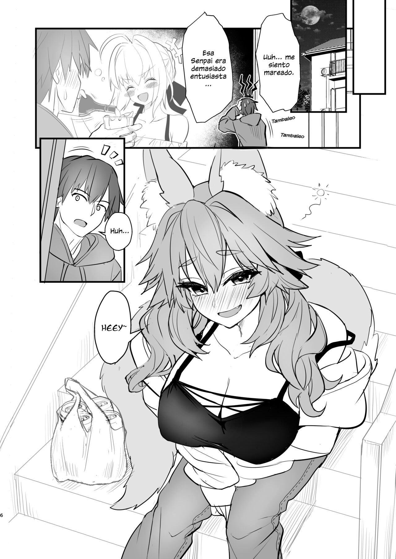 Yamitsuki Honpo  Tamamo Daigaku Monogatari - Historia de Tamamo "Vida Universitaria" page 5 full