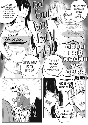 [ZeroEro] Calli & Kronii vs Gura (Hololive English) cover