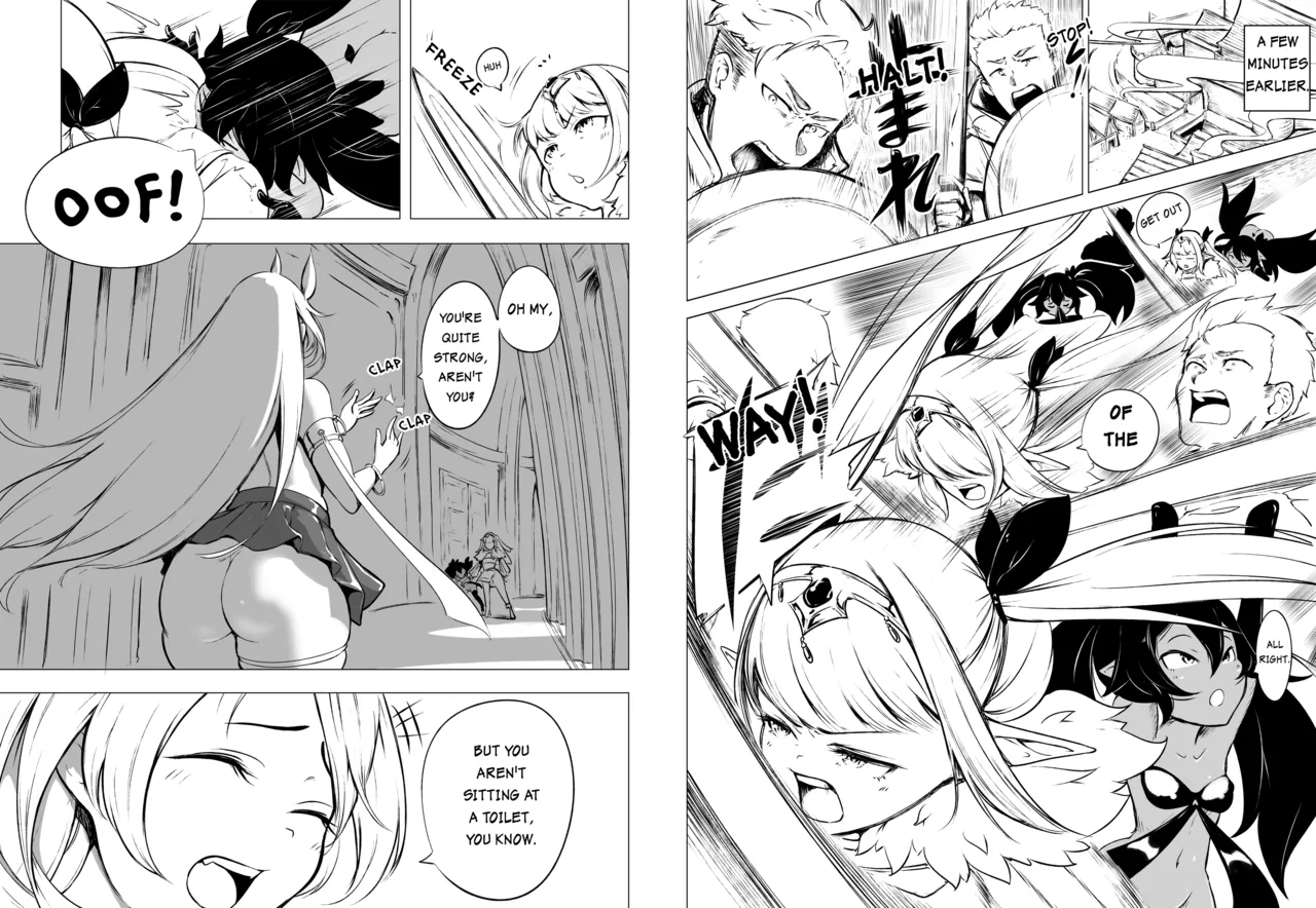 Succubus x Elf: Pleasure from Eating Poop ~Part 4~ page 2 full