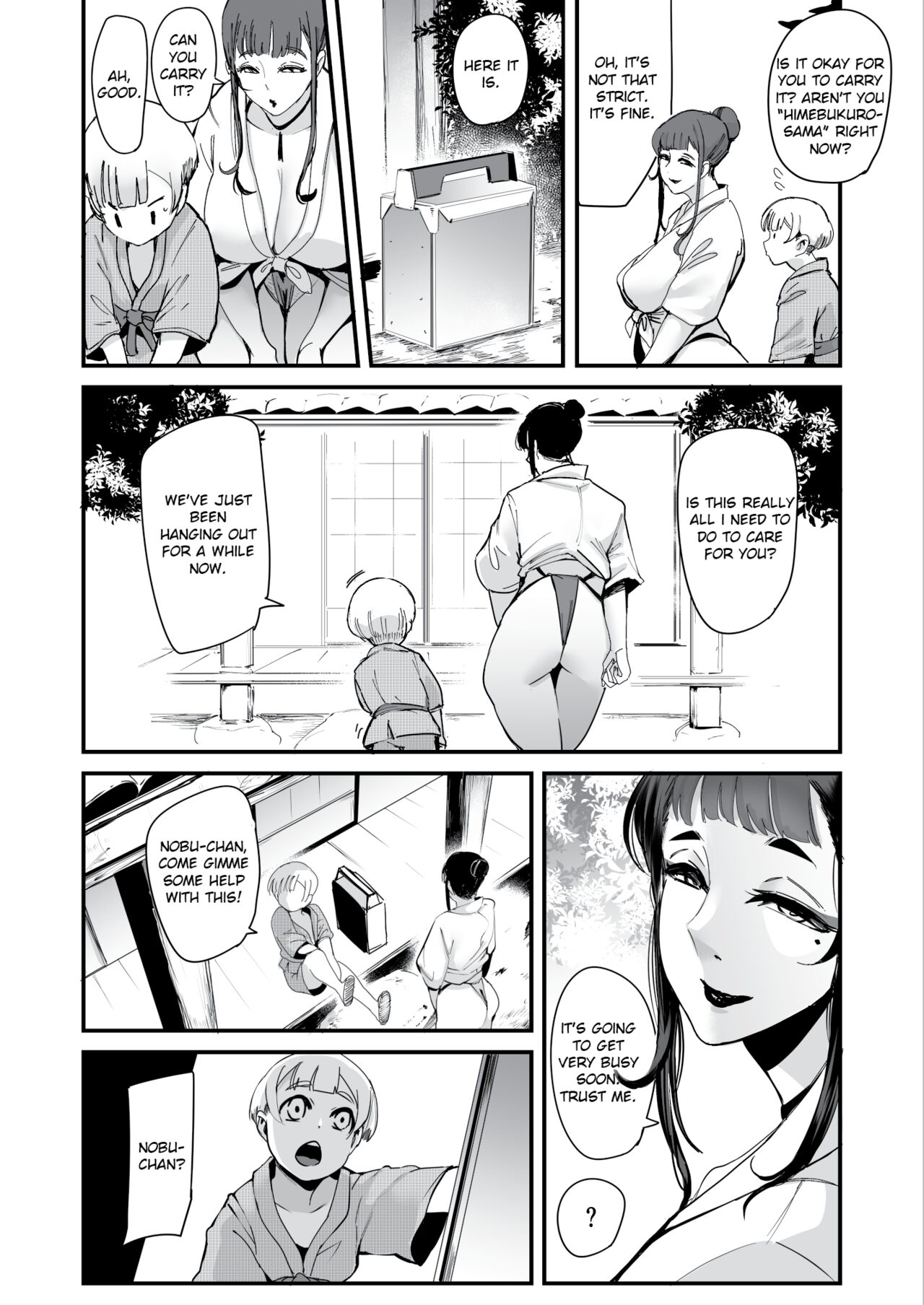 Himebukuro-Sama | At the Village's Mysterious Festival, We Were Turned Into Ejaculation Dolls Just To Impregnate the Onee-sans page 12 full