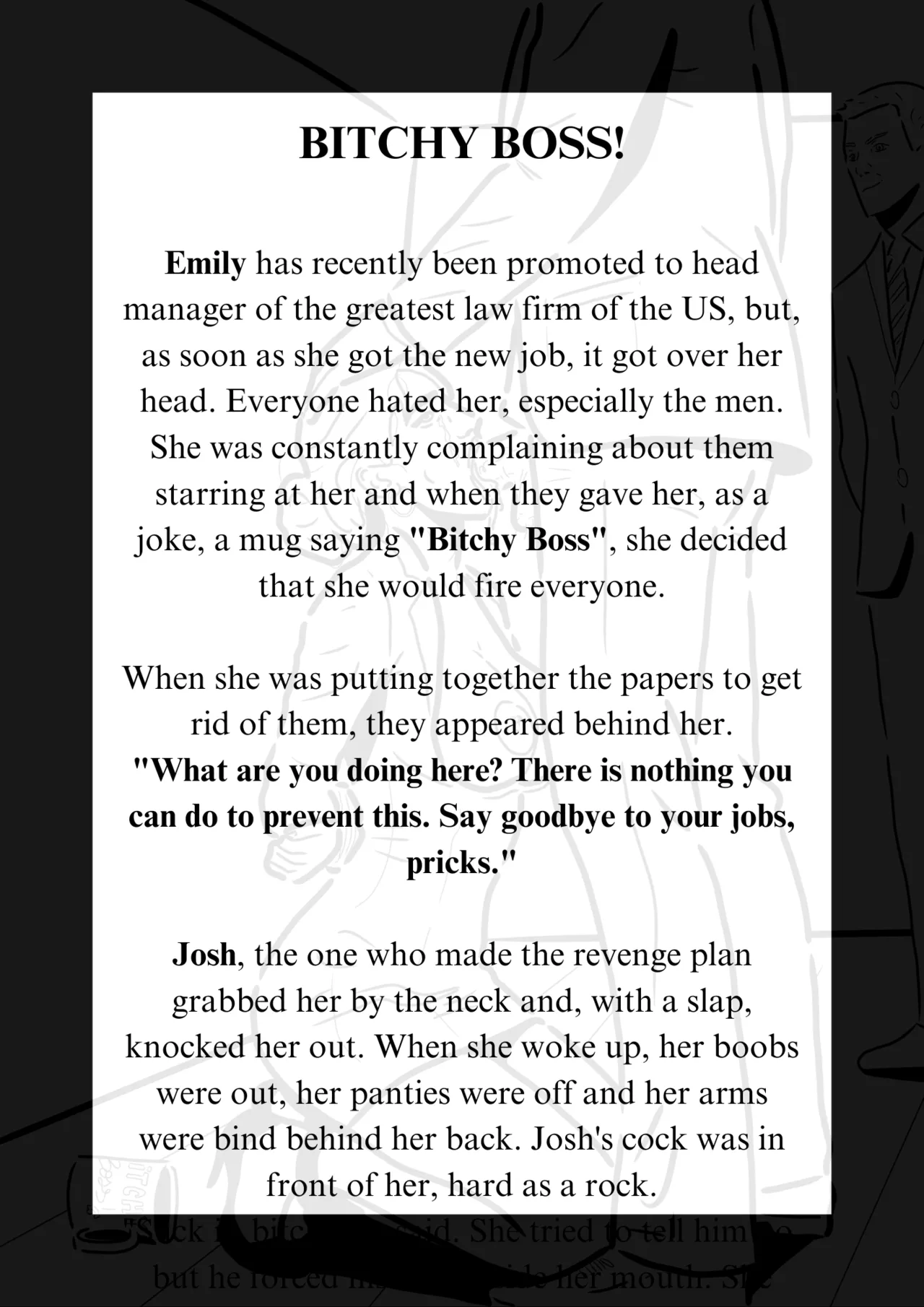 Bitchy Boss page 2 full