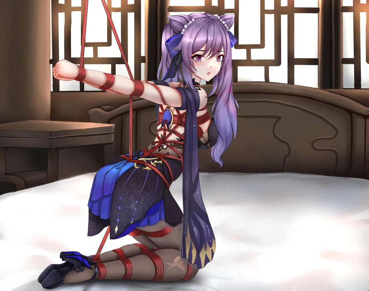 蝙蝠也月-刻晴和甘雨 page 2 full