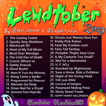[Fairfaxer] Lewdtober 2023 cover