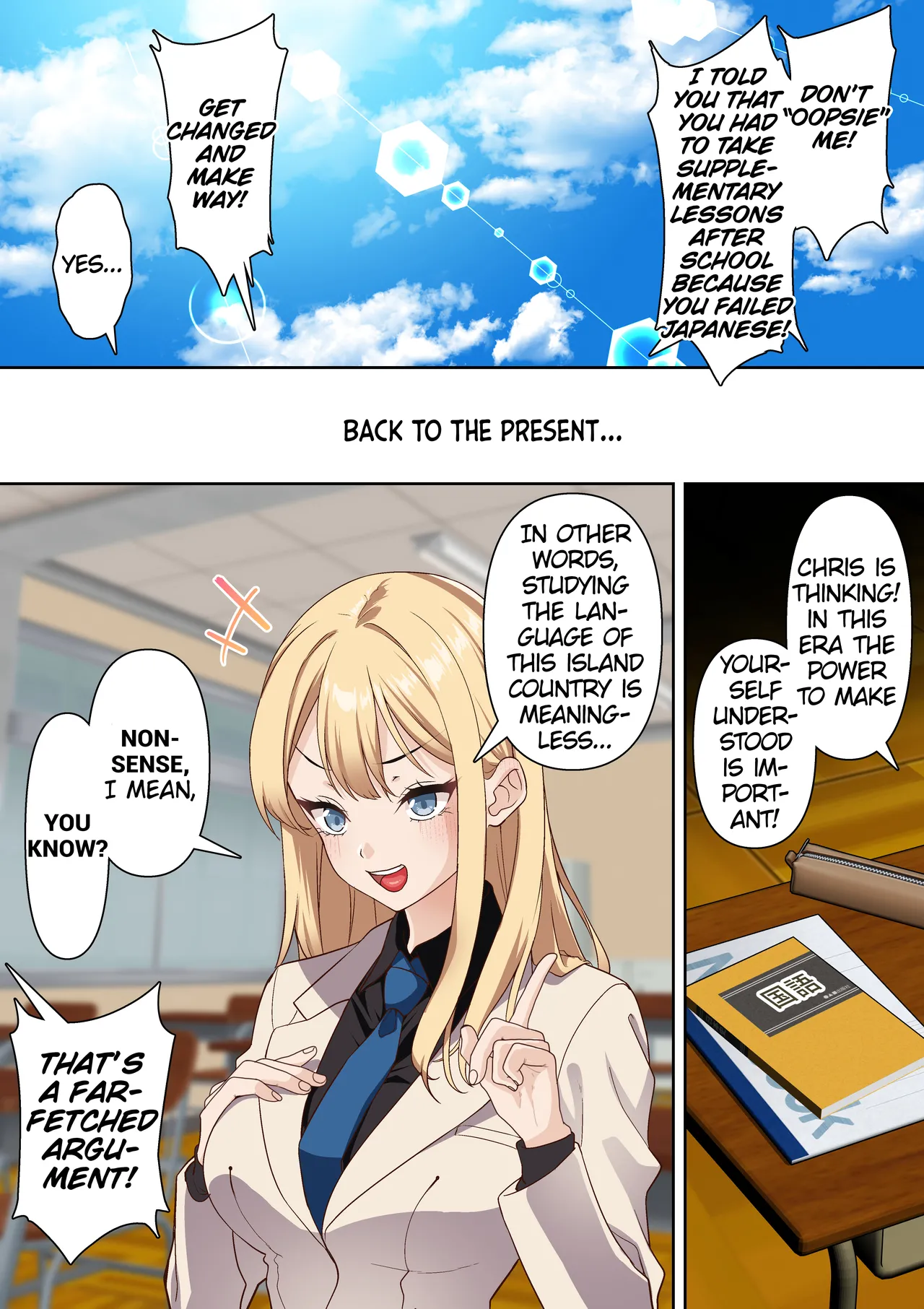 Ryuugakusei Chris no Saimin Dosukebe Ibunka Kouryuu page 6 full