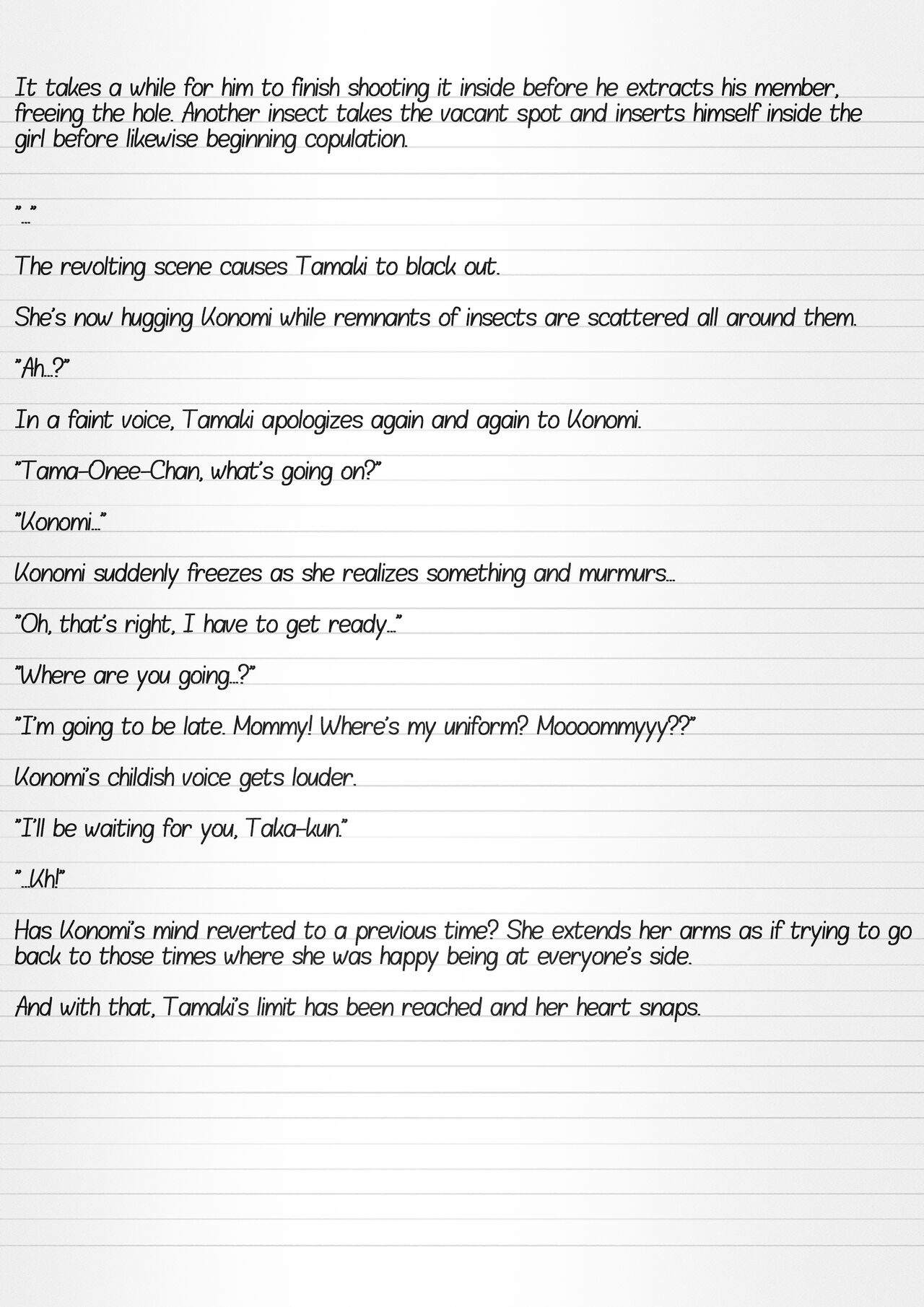 Misuke's Short Stories 18 - Bad End 2 NTR page 9 full