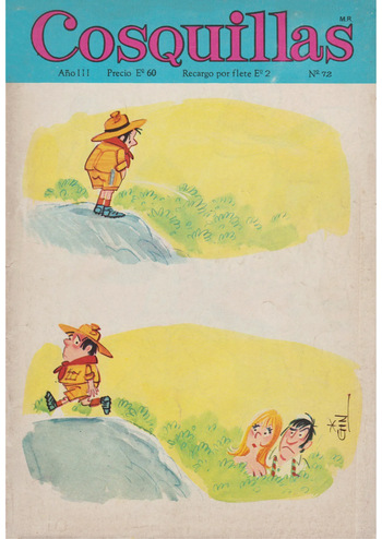 Revista Cosquillas #72 [Spanish] cover