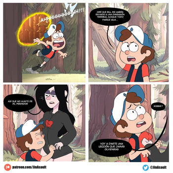 [JinAsault] Gravity falls en algún universo paralelo cover