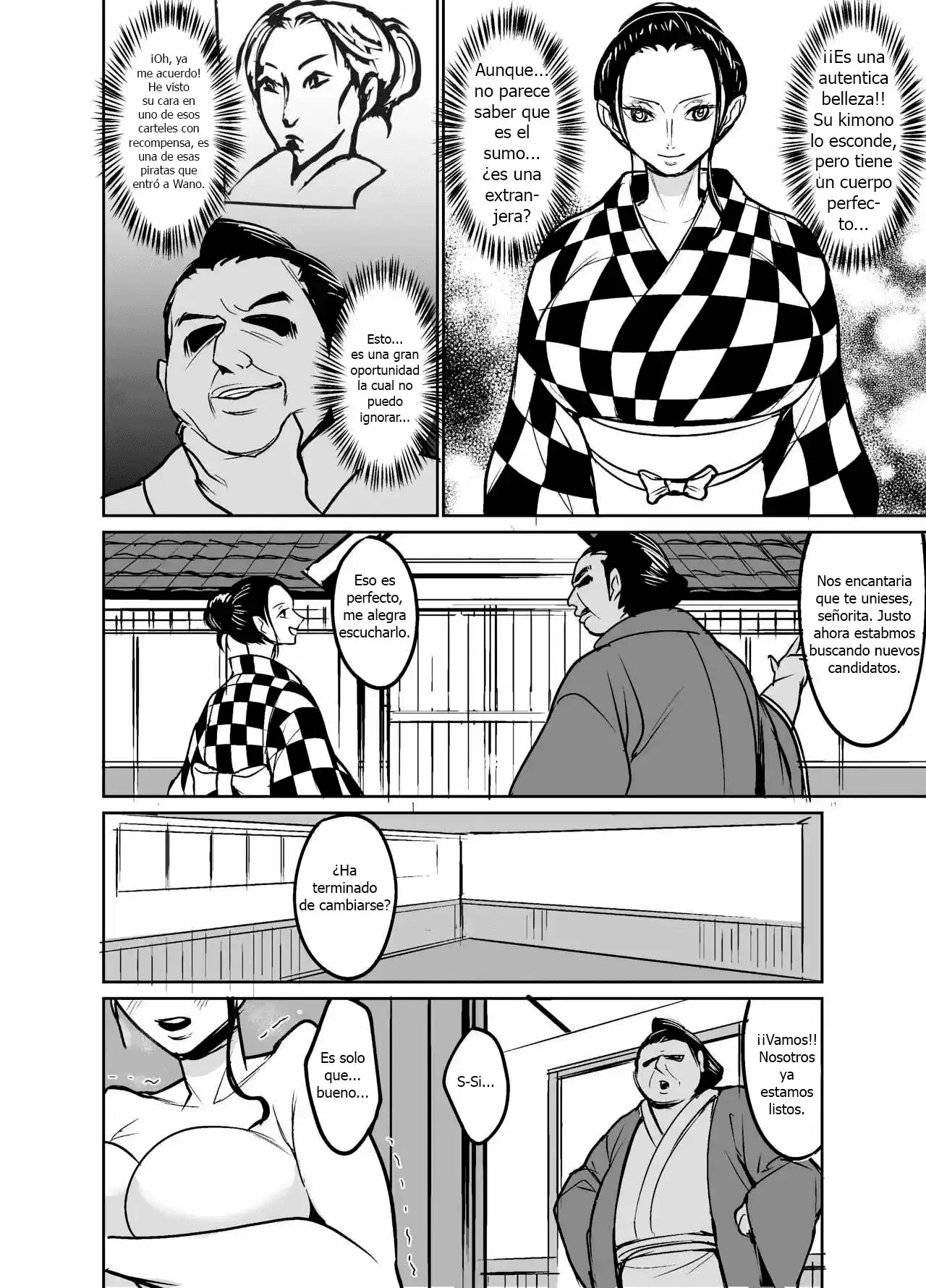 Wano Kuni ni Sumou-tori to Shite Sennyu Shite Shimatta Koukogaku-sha | La Arqueóloga que se Infiltró en el País de Wano como Luchadora de Sumo page 3 full