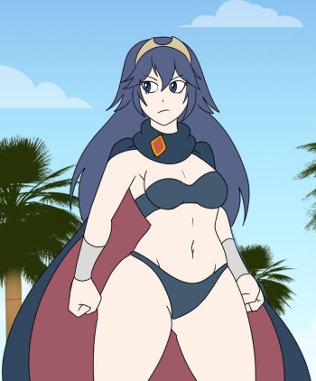 [ComicalWeapon] Mighty Trident - Lucina (+ Corrin & Byleth) cover