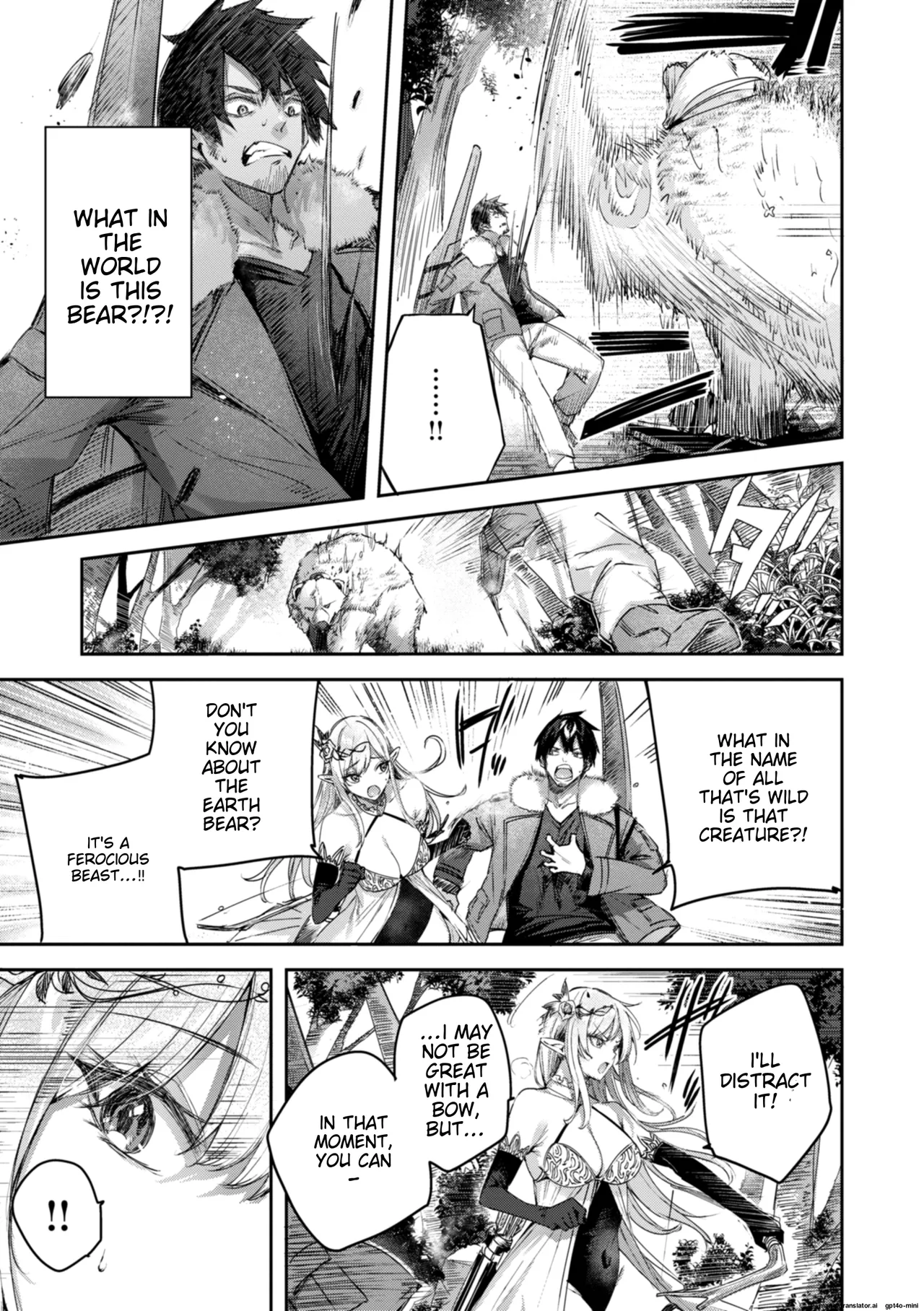 Dokushin Hunter no Deai wa Elf no Mori de | The Single Hunter Meets Girl in The Elven Forest page 10 full