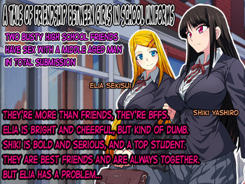 [Tsutakazura Mau Mau (Zassyu 2-gou)] Seifuku Shoujo Yuujou Tanshi - Kyonyuu JK Nakayoshi Combi o Chuunen Oyaji ga Zettai Fukujuu Sex | A Tale of Friendship Between Girls in School Uniforms [English] =TB= cover