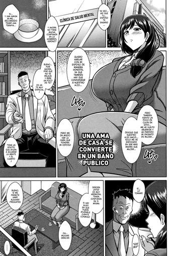 [Drachef] Jimi Mama Saimin Benki | Una Ama de Casa se Convierte en un Baño Público (Sokuhame❤Sukebe Hole) [Spanish] [P7Neko] [Digital] cover