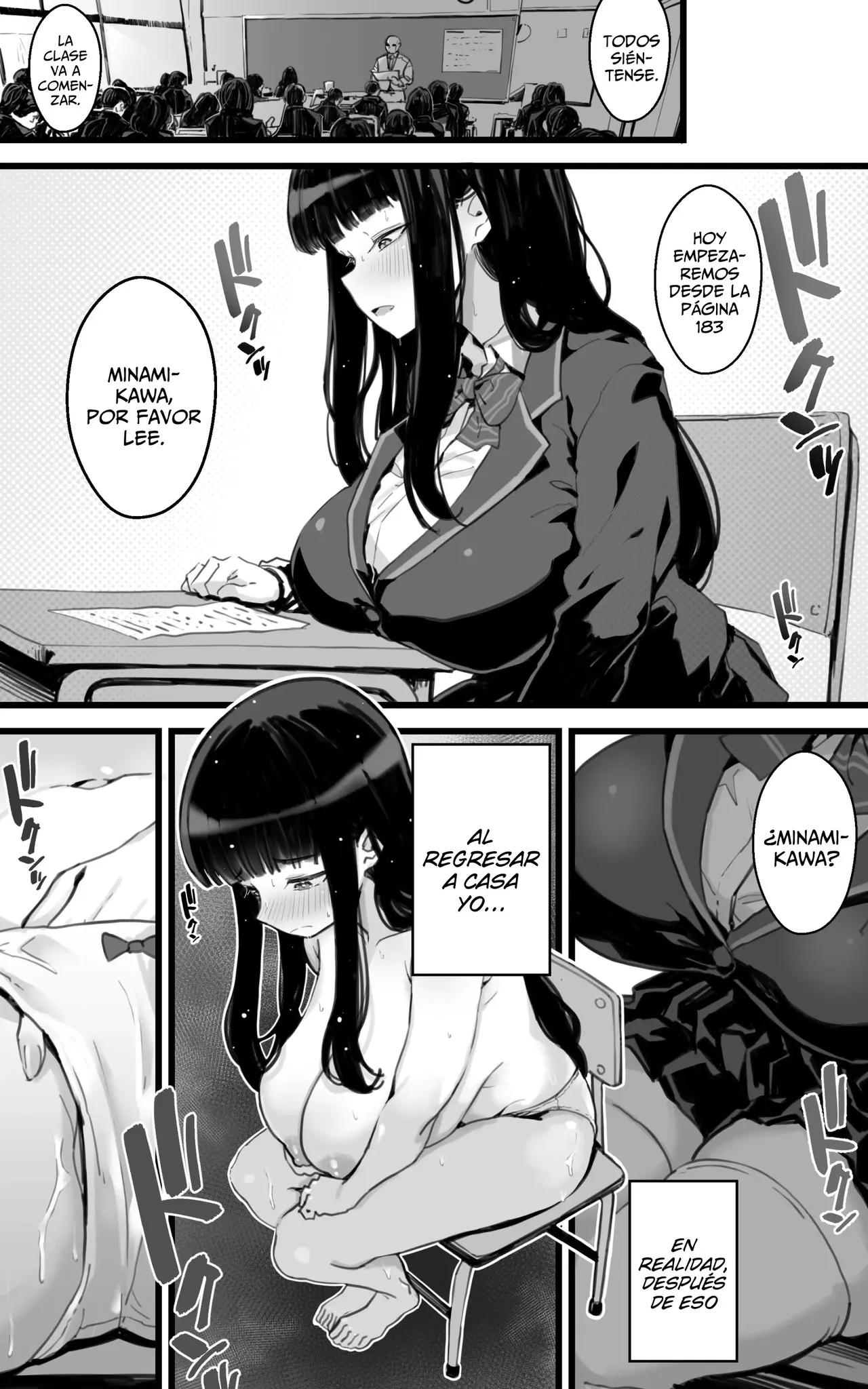 Kyonyuu JK Hame Nikki ~ Yappari Kareshi yori, Sensei no Ochinchin ga Kimochi Ii | Diario Sexual De Una JK Con Grandes Pechos page 5 full