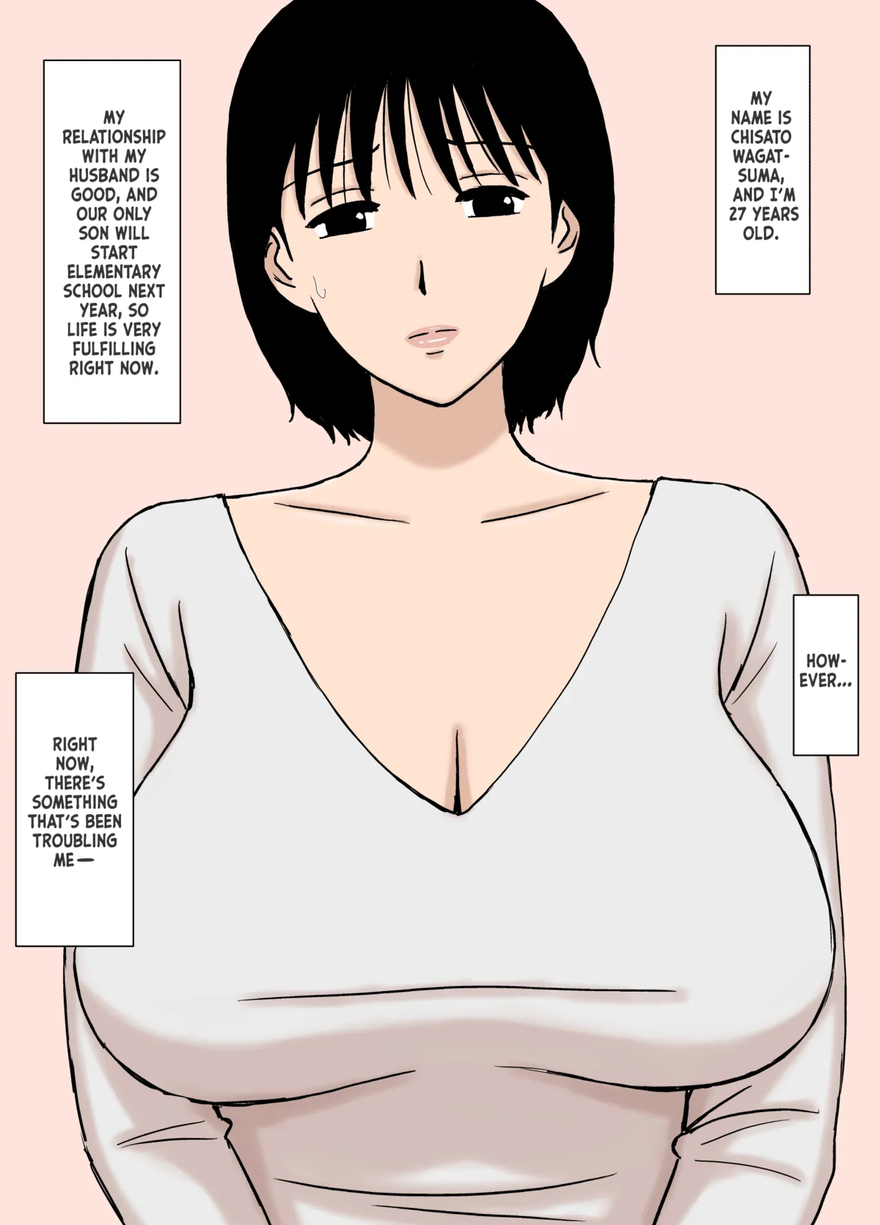 Oppai Mama Chisato-san no Nayami Ooki Nichijou | Busty Mama Chisato-San’s Trouble-Filled Daily Life page 2 full