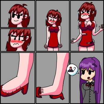 Yuri and Girlfriends Growing Problem fnf cover
