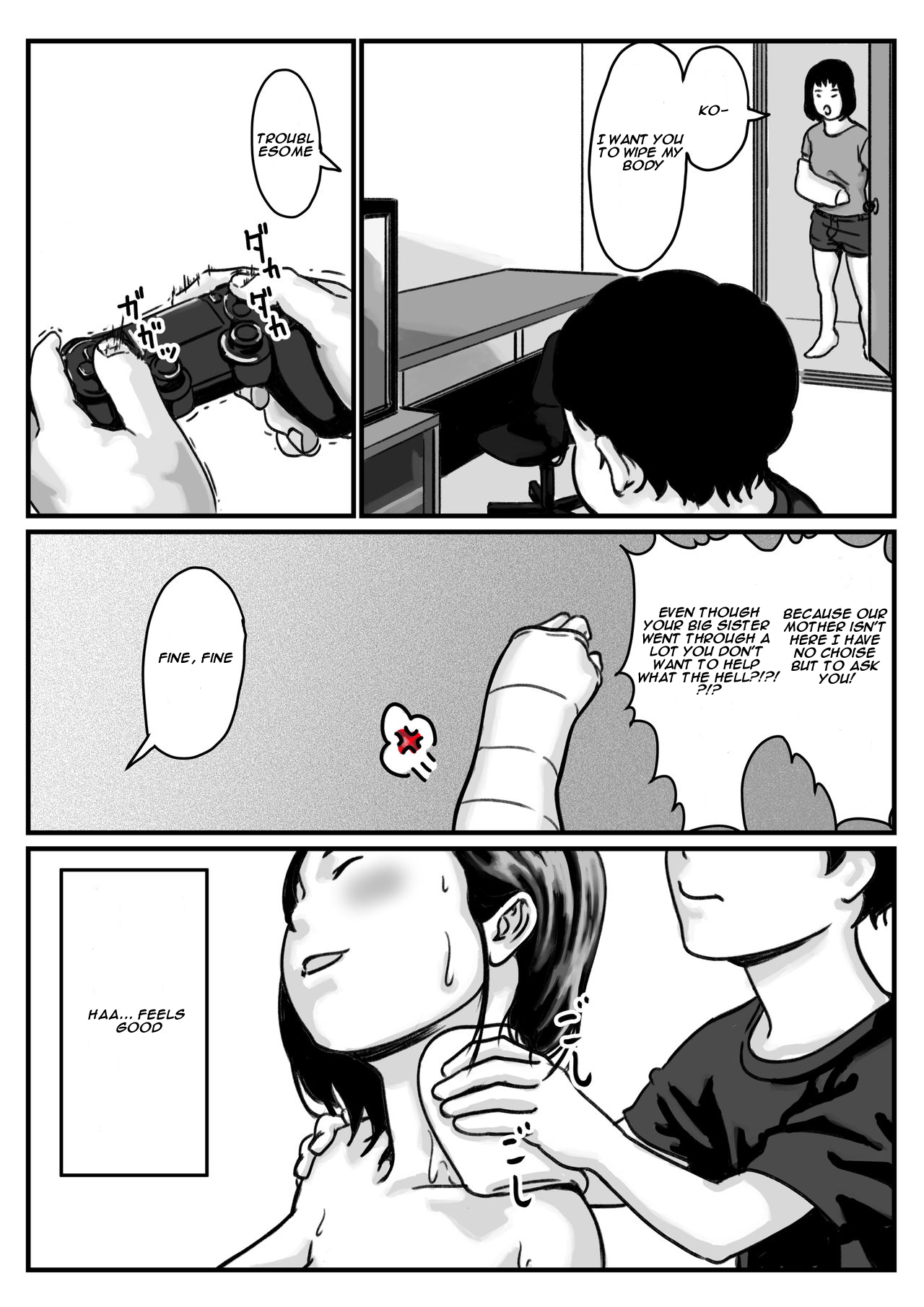 When I lost the use of both of my arms my brother started getting carried away Part 1 page 6 full