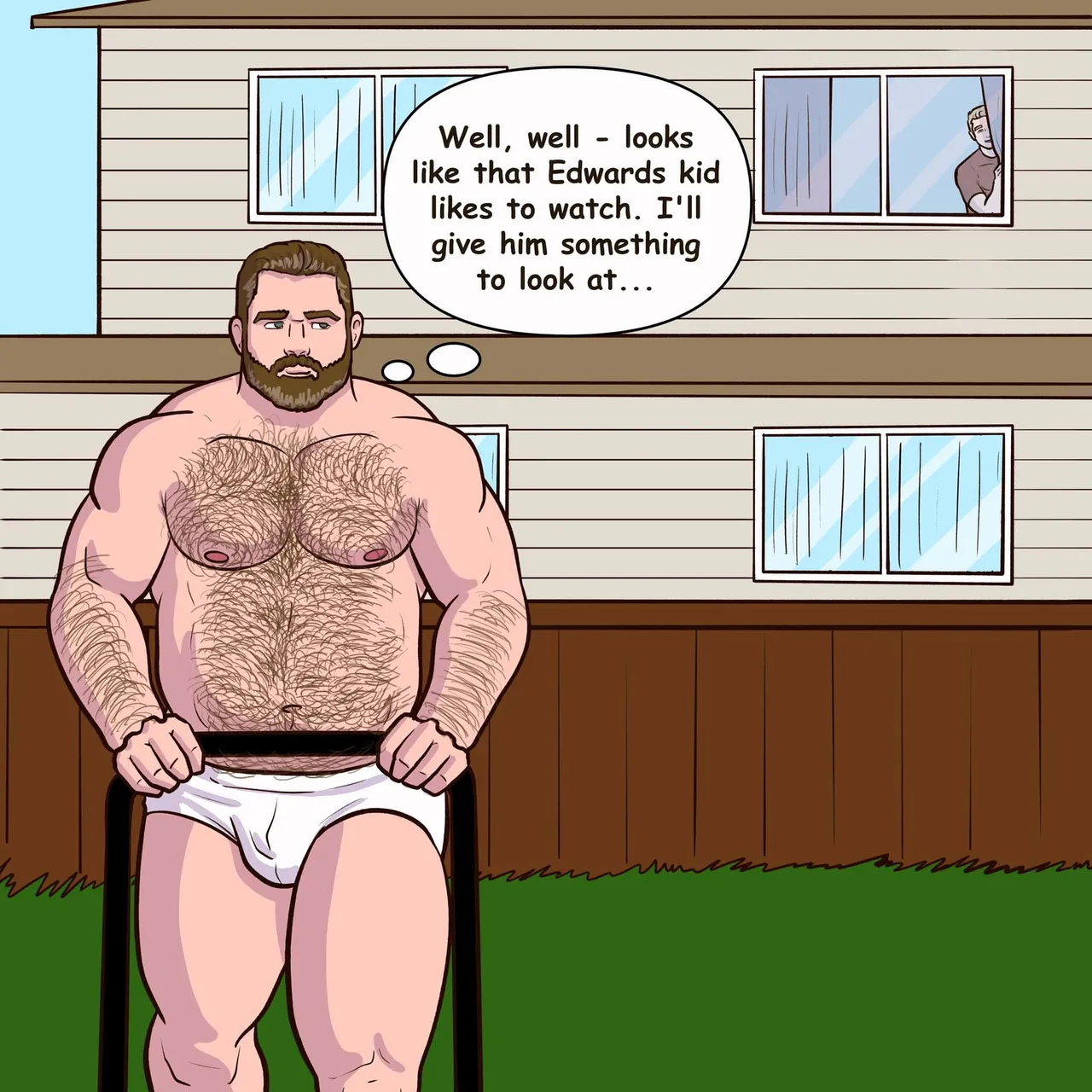 Gabo Artwork Comic 53 - The Neighbour page 4 full